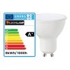 Lot of 50 Dimmable Built-in Spots orientable GOLDEN C with GU10 LED from 7W eqv. 56W Hot White 2800K
