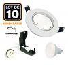 Set di 10 lampade a LED GU10 5W bianco neutro