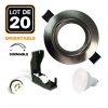 Set di 10 lampade a LED GU10 5W bianco neutro