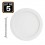 5 Spot Encastrables LED 12W Rond Extra-Plat Blanc Froid 6000K