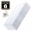 Lot 6 Dalles LED 40W PMMA 120x30 Blanc Froid 4000k + 6 Kits Clips d'encastrement