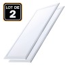 2 Dalles LED 1200x300 40W Blanc Neutre 4000k Haute Luminosité - Plusieurs modèles disponibles