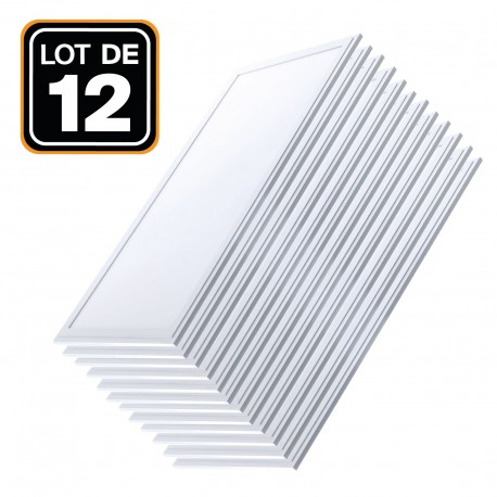 12 Dalles LED 1200x300 40W Blanc Froid 6000k Haute Luminosité - Plusieurs modèles disponibles