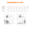 Pompe de filtration piscine - Modèle NEAT 300 4TP