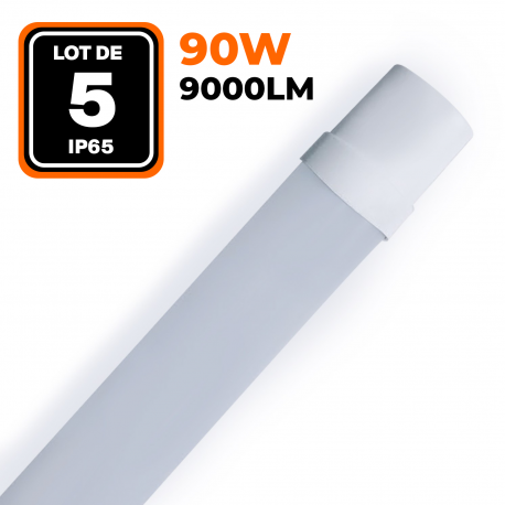 RÉGLETTE LED 80W 8000LM 120CM ÉTANCHE IP65