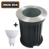 Outdoor-Folie Boden LED 3W IP65 80 Ø100 - Farbe Beleuchtung Ort: warm weiß 3000 K 