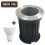 Spot Encastrable de Sol Rond Inox 316 Exterieur IP65 + Ampoule GU10 5W Blanc Froid 6000K
