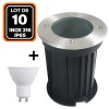 Spot Encastrable Sol Exterieur IP65 Douille GU10