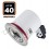 40 Supports Spot BBC Orientable INOX IP20 avec Douille GU10