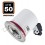 50 Supports Spot BBC Orientable INOX IP20 avec Douille GU10
