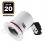 20 Supports Spot BBC Orientable Blanc IP20 avec Douille GU10