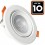 Vor Ort Folie extra flacher 3W LED-Downlight-Panel weiß neutral 4500 k
