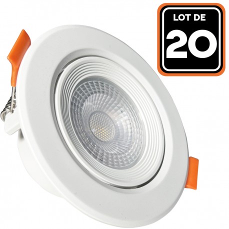 Spot led encastrable 3W extra plat rond