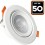 Vor Ort Folie extra flacher 3W LED-Downlight-Panel weiß neutral 4500 k