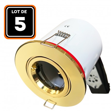 Support Spot Orientable BBC Blanc avec Douille GU10