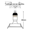 Set di 10 lampade a LED GU10 5W bianco neutro