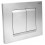WIRQUIN Plaque de commande wc suspendu 3/6L CHRON gris brillant
