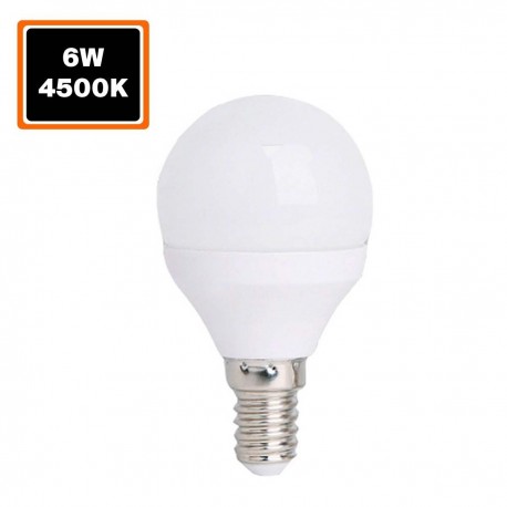 Ampoule LED E14 6W 4500K Blanc Neutre