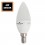 Ampoule LED flamme E14 4W 4500K Haute Luminosité