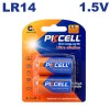 2 Piles LR14 Ultra Alcaline PKCell 1.5V