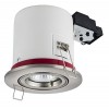 20 Spot BBC Orientable RT2012 IP20 Alu brossé + Ampoule GU10 5W Blanc Neutre + Douille + Scie cloche 85mm