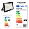 Projecteur LED 30W Black Ipad 6000K Haute Luminosité