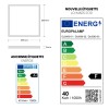 Dalle LED 600x600 40W lot de 6 pcs  - Plusieurs modèles disponibles