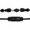 Connecteur Étanche IP68 450V Noir 3 Fils pour Connexion 0.5mm2 à 2.5mm2