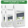 5 sacs de 20KG Verre filtrant 0,4 a 1mm