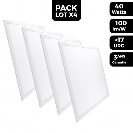 Slab LED 600 x 600 40W cold set of 6 pcs lanc 6000 k - several models available