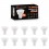  Set of 10 bulbs GU10 5W eq. 40W cold 6000K White