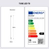 15 Tubes Neon LED 18W 120cm T8 Blanc Neutre 4500k Gamme Pro