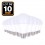 10 Ampoules LED E27 10W Blanc Chaud 3000K Haute Luminosité