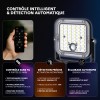 Projecteur Solaire LED 10W - contrôle intelligent