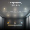 Spot LED Encastrable 5W – 3CCT – Noir Orientable & Dimmable