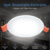 Lot de 10 Spots Encastrable LED Downlight Panel Extra-Plat 3W Blanc Chaud