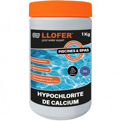 Hypochlorite de Calcium en granulés – 70 % chlore actif – 5 kg