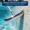 Brosse piscine métallique 42 cm LLOFER