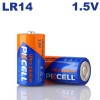 Blister x2 Piles LR14 Ultra Alcaline PKCell 1.5V- Projecteur LED Shop