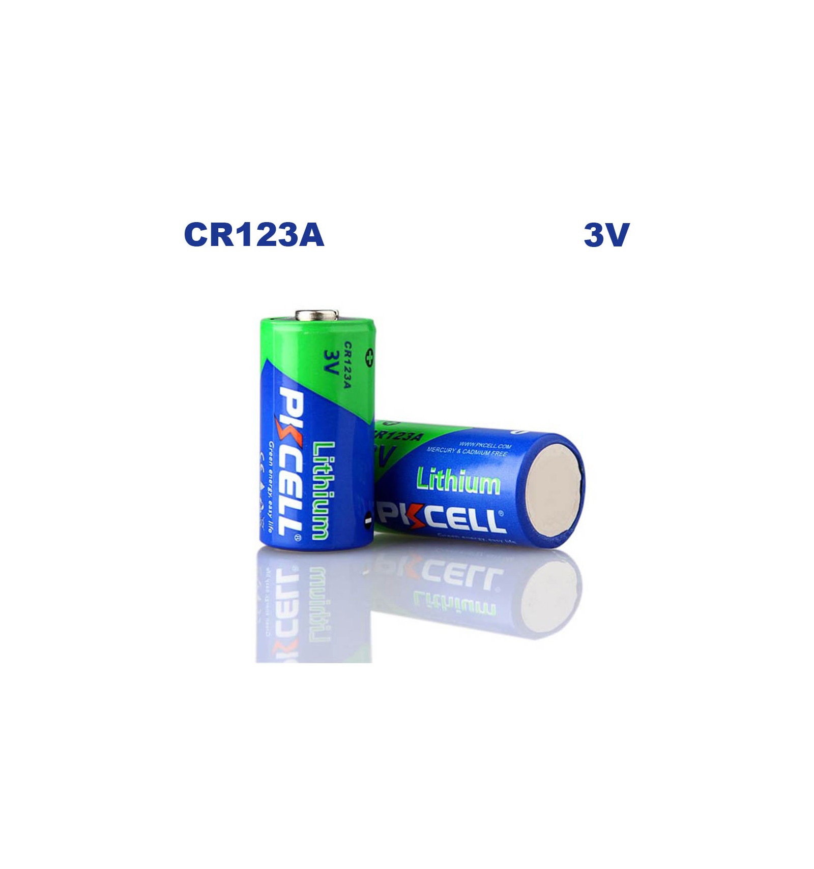 Blister x1 Pile CR123A Lithium 3V PKCell