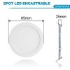 Spot Encastrable LED Downlight Panel Extra-Plat 3W Blanc Froid 6000k