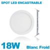 Spot Encastrable LED Downlight Panel Extra-Plat 18W Blanc Froid 6000k 