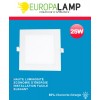 Spot led encastrable 18W extra plat carré Blanc Neutre