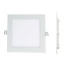 Spot LED da incasso quadrato Downlight extra piatto pannello 12W bianco caldo