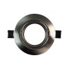 Collerette orientable Aluminium brossé , Support spot  Diamètre 90mm trou de perçage 65mm