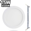 Spot Encastrable LED Downlight Panel Extra-Plat 15W Blanc Neutre 4500k 