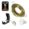 Set di 10 lampade a LED GU10 5W bianco neutro