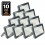 Set of 10 LED 10W Classic 4500K spotlights