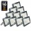 Conjunto de 10 focos de LED 20W de 2700 K clásico
