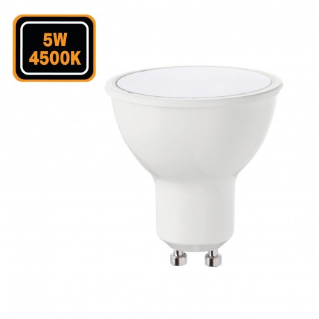 Ampoules GU10 5W eq. 50W Blanc Chaud 4500k Haute Luminosité